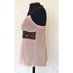 BLUSA REGATA  NUDE - MORENA ROSA