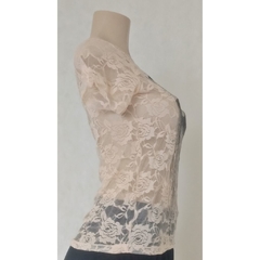 BLUSA RENDA COM ESTAMPA - KAM BESS