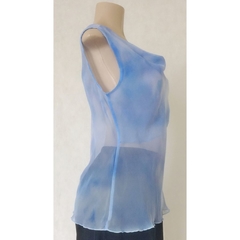 BLUSA TRANSPARENTE ESTAMPADA - EXTREM