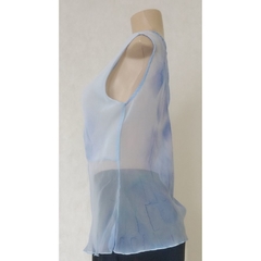 BLUSA TRANSPARENTE ESTAMPADA - EXTREM