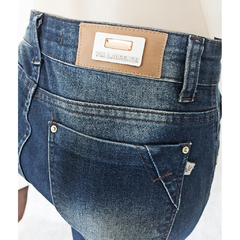 CALÇA JEANS  RETA - VIA LAURENCE