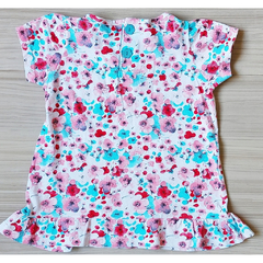 CAMISETA ESTAMPA FLORAL - WILBERTEX KIDS