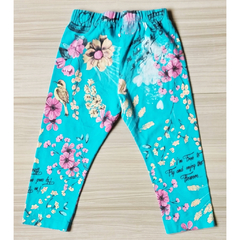 LEGGING VERDE CLARO ESTAMPA FLORAL