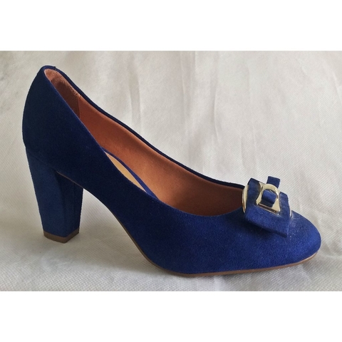 Sapato azul hot sale vizzano