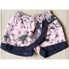 SHORTS SAIA ROSA ESTAMPADO - CARACOLES