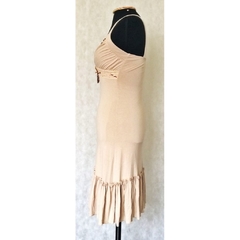 VESTIDO CURTO BEGE - SSANG BANG WOOL