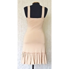 VESTIDO CURTO BEGE - SSANG BANG WOOL