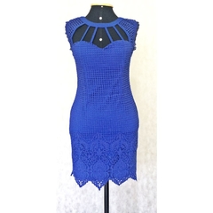 VESTIDO RENDA AZUL ROYAL