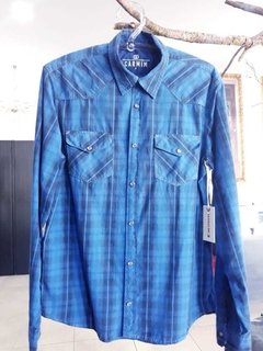 CAMISA XADREZ AZUL - CARMIM - TAM P