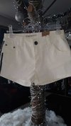 Shorts com listras laterais - off White Tam 36