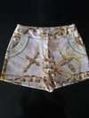 Shorts rosê estampado - carmim Tam P