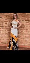 VESTIDO LONGO CARLOTA COSTA - TAM M