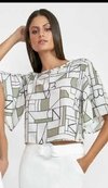 CROPPED GEOMETRIC VERDE - TAM P