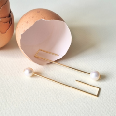 Brinco Stick Egg - CARLOTTA Joalheria