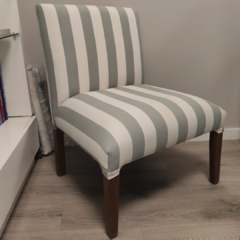 SILLÓN POLTRONA VIENA RAYADA - ENTREGA INMEDIATA - Vuillt Home