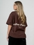 oversized t-shirt brownie - loja online