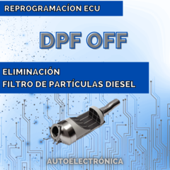 Eliminación Filtro de Particulas Diesel DPF-Off