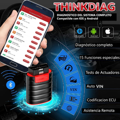 Scanner ThinkDiag Software Original 2022 Actualizable Online Android IOS - AutoElectrónica - Laboratorio de Electrónica Automotriz perteneciente al Taller Mecánico SERVIMOTOR