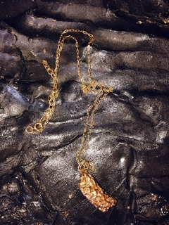Collar Madera Oro