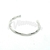 Pulsera Esclava de Acero Blanco NE246