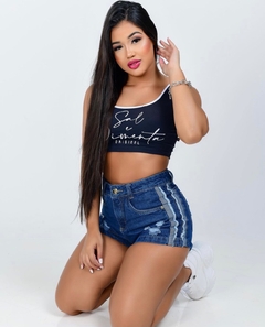 shorts jeans sal e pimenta 0073 - Ana Bela Modas