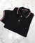 Camisa Polo Tommy H. preta