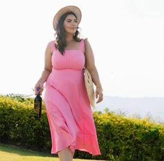 Vestido Midi Isabela - Rosa na internet