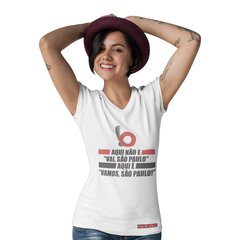 Camiseta Feminina Barolo Vamos São Paulo