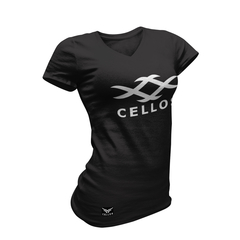 Imagem do Camiseta Feminina Gola V Cellos Horns Premium