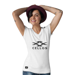 Camiseta Feminina Gola V Cellos Horns Premium