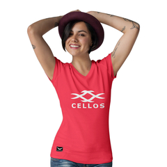 Camiseta Feminina Gola V Cellos Horns Premium