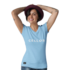 Camiseta Feminina Gola V Cellos Classic I Premium W - QESTILOS - Todos os estilos em um só lugar