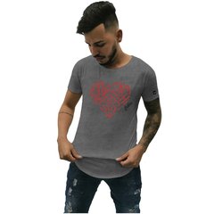 Camiseta Longline Cellos Heart Premium - QESTILOS - Todos os estilos em um só lugar