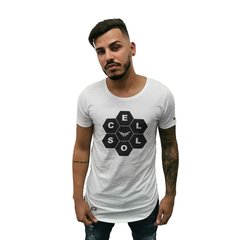 Camiseta Longline Cellos Honey Premium - QESTILOS - Todos os estilos em um só lugar