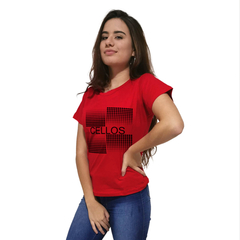 Camiseta Feminina Cellos Degradê Premium - QESTILOS - Todos os estilos em um só lugar
