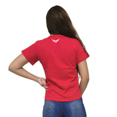 Camiseta Feminina Gola V Cellos Raspberry Premium - loja online