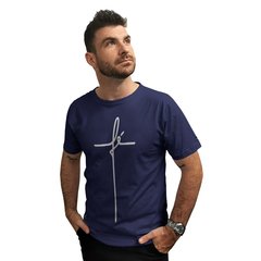Camiseta Cellos Fé Premium Azul Marinho