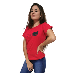 Camiseta Feminina Cellos Half Box Premium - QESTILOS - Todos os estilos em um só lugar