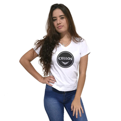 Camiseta Feminina Gola V Cellos Bowl Premium