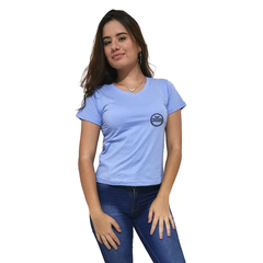 Camiseta Feminina Gola V Cellos Postmark Premium - QESTILOS - Todos os estilos em um só lugar