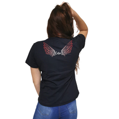 Camiseta Feminina Gola V Cellos Wings Premium - comprar online