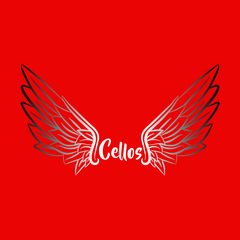 Imagem do Camiseta Feminina Gola V Cellos Wings Premium