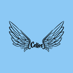 Imagem do Camiseta Feminina Gola V Cellos Wings Premium