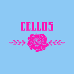 Imagem do Camiseta Feminina Gola V Cellos Sigle Rose Premium