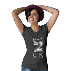 Camiseta Feminina Gola V Ezok Z