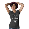 Camiseta Feminina Gola V Ezok Royal Crew