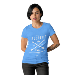 Camiseta Feminina Ezok Respect - QESTILOS - Todos os estilos em um só lugar