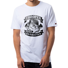 Camiseta Q Geek Trooper Gangsta