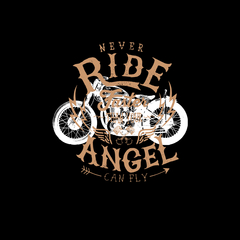 Camiseta Longline Ukkan Ride Angel na internet