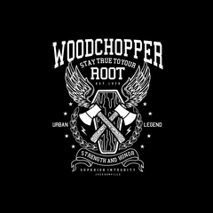 Camiseta Ukkan Woodchopper na internet